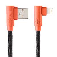 CABLE LIGHTNING HUNE HIEDRA SUSTENTABLE TRENZADO 90ª 1.2M COMPATIBLE CON IPHONE (CORTEZA) CABLE LIGHTNING HUNE HIEDRA SUSTENTABLE TRENZADO 90ª 1.2M COMPATIBLE CON IPHONE (CORTEZA)